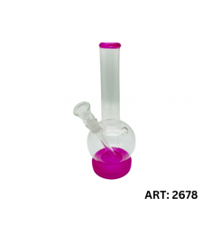 Glass Bong mit bauch Schliff-14,5mm